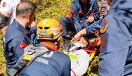 Samsun'da kayalıklardan düşen şahıs kurtarıldı