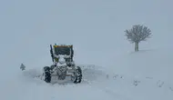 Muş'ta kar ve tipi : 55 köy yolu ulaşıma kapandı