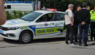 Zonguldak'ta yük treni polis aracına çarptı : Liman kavşağında kaza