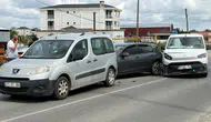 Tekirdağ'da zincirleme kaza : 1 yaralı