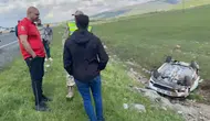 Elazığ'da otomobilin şarampole devrilmesi sonucu 3 kişi yaralandı