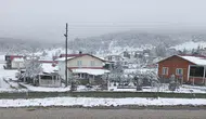Çorum'da yüksek kesimlerde kar yağışı etkili oldu