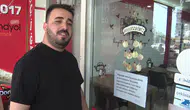 Antalya'da iş yerinin camına 'Psikolojik olarak kapalıyız' notu asan esnaf dükkanı açmadı