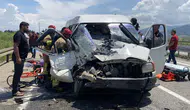 Manisa'da trafik kazası : 1 ölü, 3 yaralı