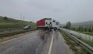 Ankara'da yağışlı havada tır ile minibüs çarpıştı : 11 yaralı