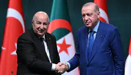 Cumhurbaşkanı Erdoğan, Cezayir Cumhurbaşkanı Tebbun ile görüştü