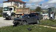 Amasya Suluova'da trafik kazası : 1 kişi yaralandı