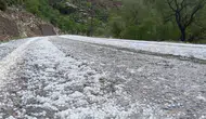 Erzincan Çayırlı'da dolu yağışı etkili oldu