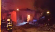 Osmaniye'de ahşap evde korkutan yangın