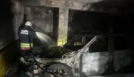 Ordu'da kapalı otoparkta yangın : 3 araç hasar aldı