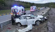 Kastamonu'da bayram tatili yolunda feci kaza : 4 kişi yaralandı