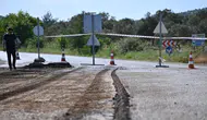 Manisa Yunusemre'de yol çalışması