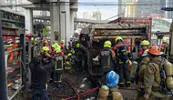 Tayland'da feci tren kazası : Yük treni otobüse çarptı, 8 ölü, 20 yaralı