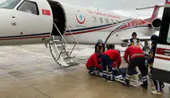 Ağrı’da kalp yetmezliği olan 6 yaşındaki çocuk uçak ambulansla Ankara’ya sevk edildi