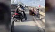 Başakşehir'de kurbanlık yola düştü, trafik kilitlendi