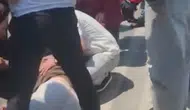 Fatih Eminönü'nde İETT otobüsünün arkasında sürüklenen skuter sürücüsü ağır yaralandı
