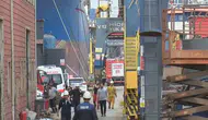 Tuzla'da tersanede bakımı yapılan gemide yangın çıktı