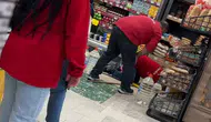 Hatay'da markete lağım faresi girdi : Panik dolu anlar yaşandı