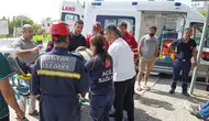 Hatay Dörtyol'da otomobiller kafa kafaya çarpıştı : 2 yaralı