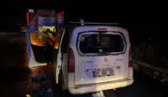 Osmaniye'de seyir halindeki araç alevlere teslim oldu