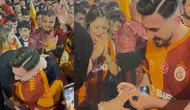 Kayseri’de Galatasaray’ın şampiyonluk kutlamasında sürpriz evlenme teklifi