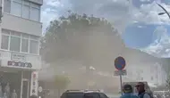 Muğla Datça'da restoranda baca yangını : Yoğun duman panik yarattı