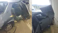 Malatya’da otomobil tünelde duvara çarptı : 3 kişi yaralandı