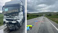 Afyonkarahisar’da motosiklet tırın altına girdi : Sürücü feci şekilde can verdi