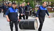 Manisa'da kaldırım işgali denetimi : Kurallara uymayan işletmelere yasal işlem