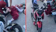 Edirne'de motosikletler çarpıştı : 2 yaralı