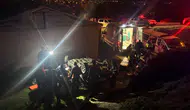 Erzincan'da bir evin bahçesine devrilen otomobildeki iki kişi yaralandı