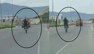 Hatay'da akrobatik hareket yapan motosikletliye ceza yağdı.