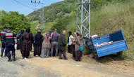 Zonguldak Alaplı'da patpat kazası : Tarım aracı devrildi, 5 yaralı