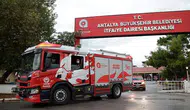 Antalya Aksu'da yangın : Ekipler söndürme çalışmaları başlattı