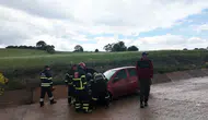 Kütahya'da trafik kazası : 4 kişi yaralandı