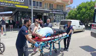 Antalya'da feci kaza : Motosiklet sürücüsü havaya savruldu