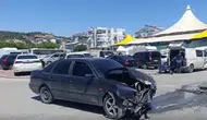 Antalya Manavgat'ta kaza : Araç sürücüleri yaralandı