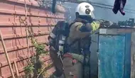 Arsuz’da baraka iş yerinde yangın çıktı
