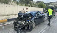 Burdur'da 5 araçlı zincirleme trafik kazası : Yaralılar var