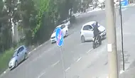 Tekirdağ Çorlu'da kaza : Otomobil ile motosiklet çarpıştı