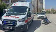Karaman'da otomobil ve motosiklet çarpıştı, 1 kişi yaralandı
