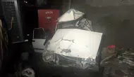 Karabük'te freni boşalan otomobil şarampole uçtu : 2 kişi araçtan atlayarak kurtuldu