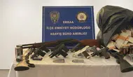 Tokat Erbaa'da silah operasyonu : 14 şüpheli emniyette