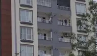 Adıyaman'da bi şahıs kendini beşinci kattan sarkıttı