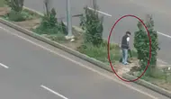 Diyarbakır'da silahlı şahıs paniği : Elinde silahla yürüdüğü anlar kamerada