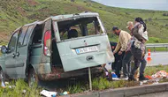 Erzurum'da kaza : 2'si çocuk 7 kişi yaralandı