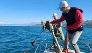 Trabzon'da kalkan balığı av yasağı denetimi : 3 bin metre ağa el konuldu