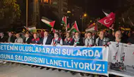 Ankara'da ABD Büyükelçiliği önünde, İsrail'in Sumud Filosu'na yönelik saldırısı protesto edildi