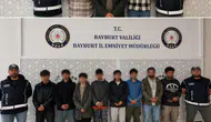Bayburt'ta göçmen kaçakçılığı operasyonu : 8 kişi yakalandı