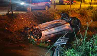 Sakarya'da kaza : Alkollü şahıslar kaçtı